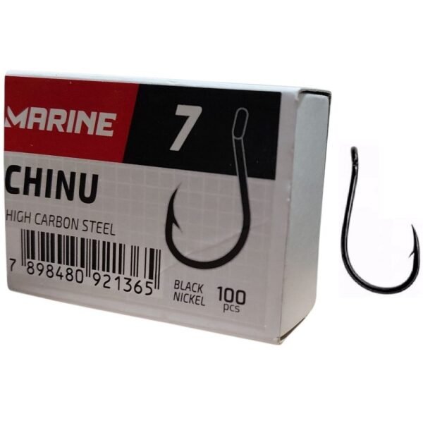 Anzol Chinu #7 Black Nickel