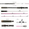 Vara Lumis Tamba Carbon Ladies p/ carretilha 2,40m - Imagem 2