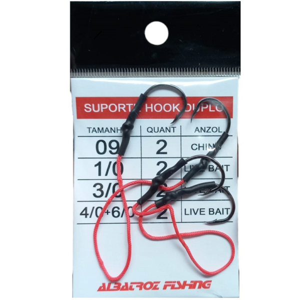 Suporte hook duplo Live Bait 1/0 (2 unid) - Image 3