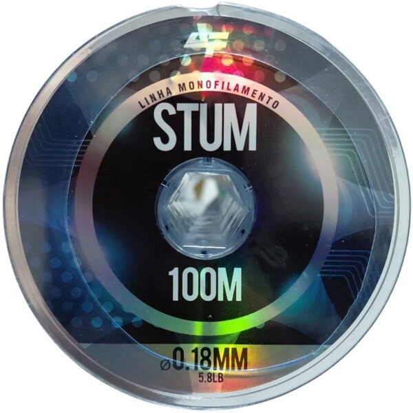 Linha Monofilamento 100m Stum 0,18mm (carretéis interligados)