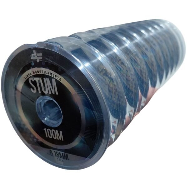 Linha Monofilamento 100m Stum 0,18mm (carretéis interligados) - Imagem 2
