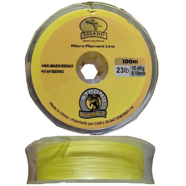 Linha Multifilamento 0,18mm 100m 4x Lizard Fishing
