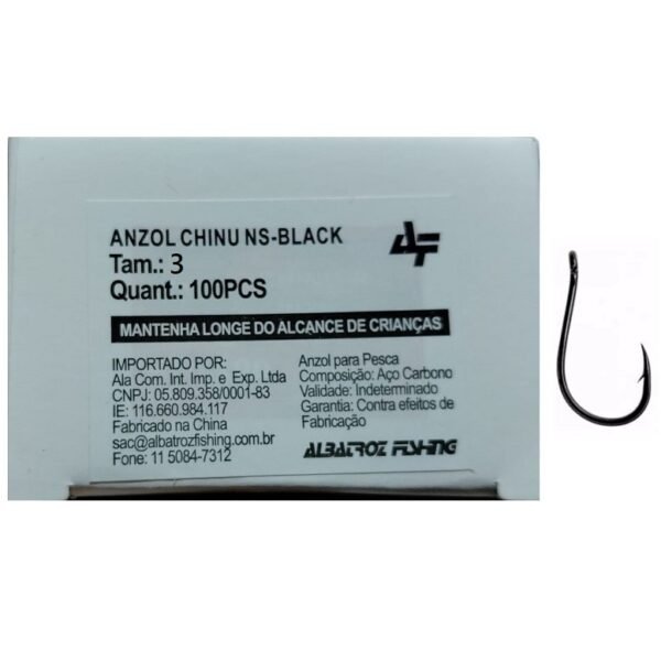 Anzol Chinu #3 Ns-Black