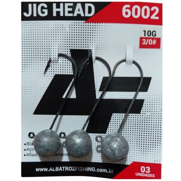 Jig head 3/0 10g Albatroz (pct c/3 unid) - Imagem 2